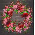 Bead Embroidery Kit Main Bead Embroidery Kit Red рomegranates
