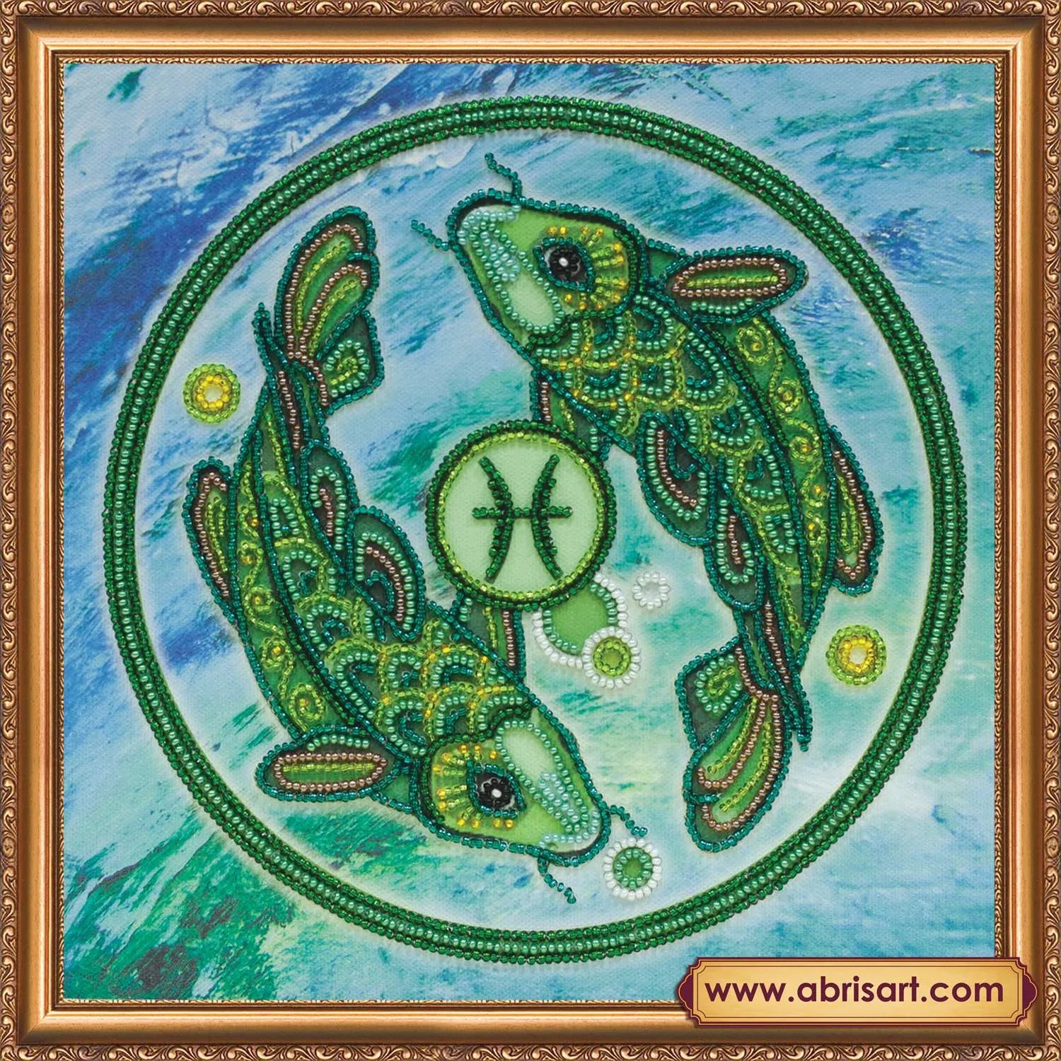 Bead Embroidery Kit Main Bead Embroidery Kit Pisces