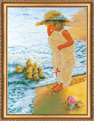 Bead Embroidery Kit Main Bead Embroidery Kit Sand castle
