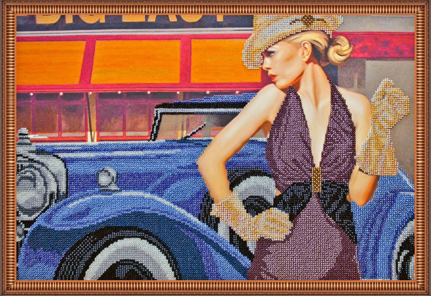 Bead Embroidery Kit Retro travel – 1