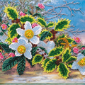 Bead Embroidery Kit Main Bead Embroidery Kit Christmas bouquet