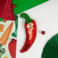 Brooch Embroidery Kit Decoration Hot pepper (Decoration)