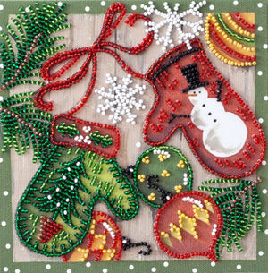 Bead Embroidery Kit Mini Bead embroidery kit Holiday trivia