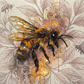 Bead Embroidery Kit Mid-sized bead embroidery kit Golden honey (Animals and birds)