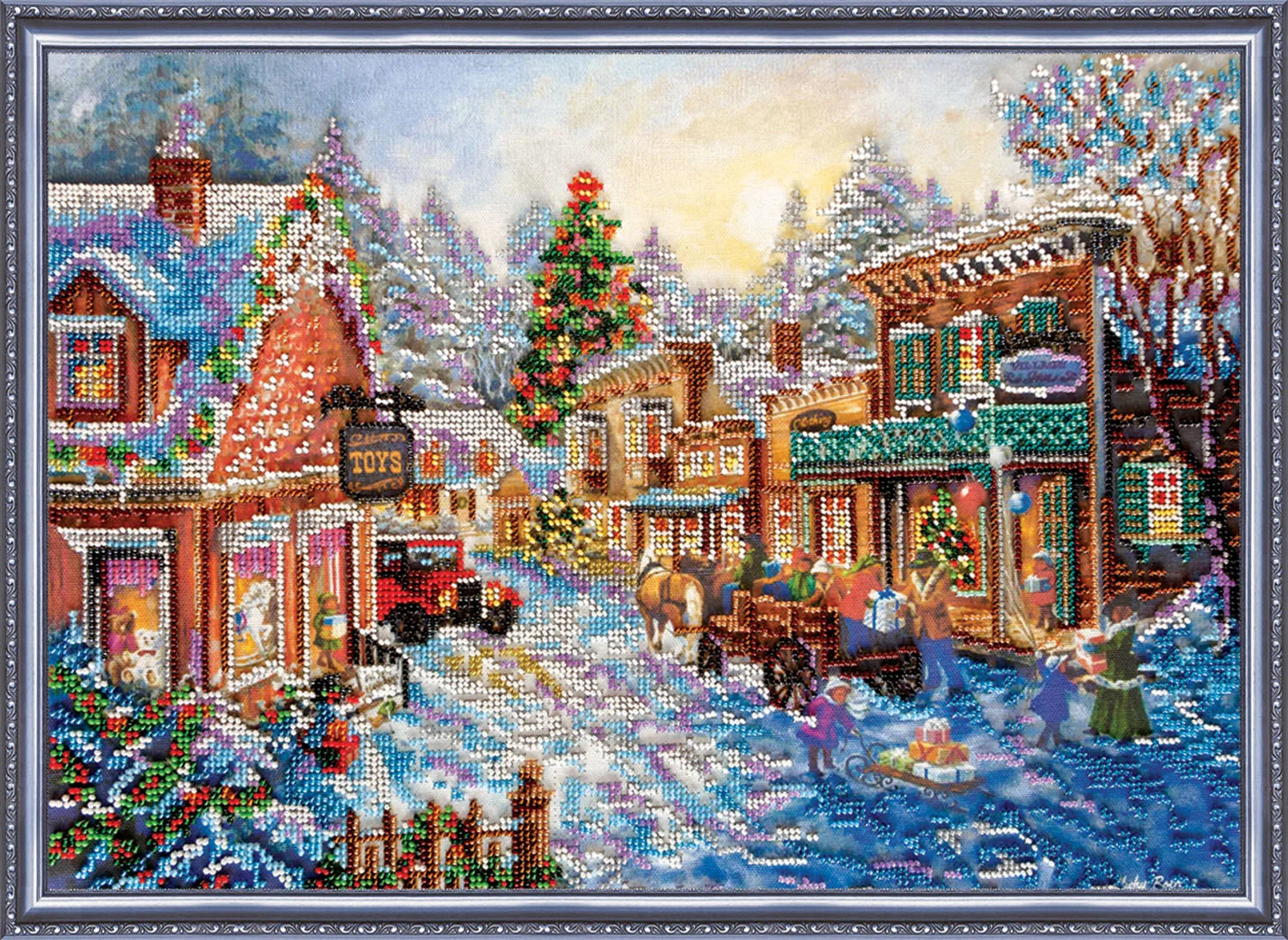 Bead Embroidery Kit Main Bead Embroidery Kit Merry Yule