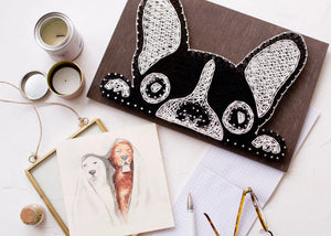 String Art Kit Creative Kit/String Art French Bulldog