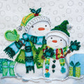 Bead Embroidery Kit Mini Bead embroidery kit Snow friends