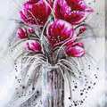 Bead Embroidery Kit Main Bead Embroidery Kit Red emerald