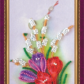 Postcards Bead Embroidery Kit Postcard Bead embroidery kit Congratulations – 9