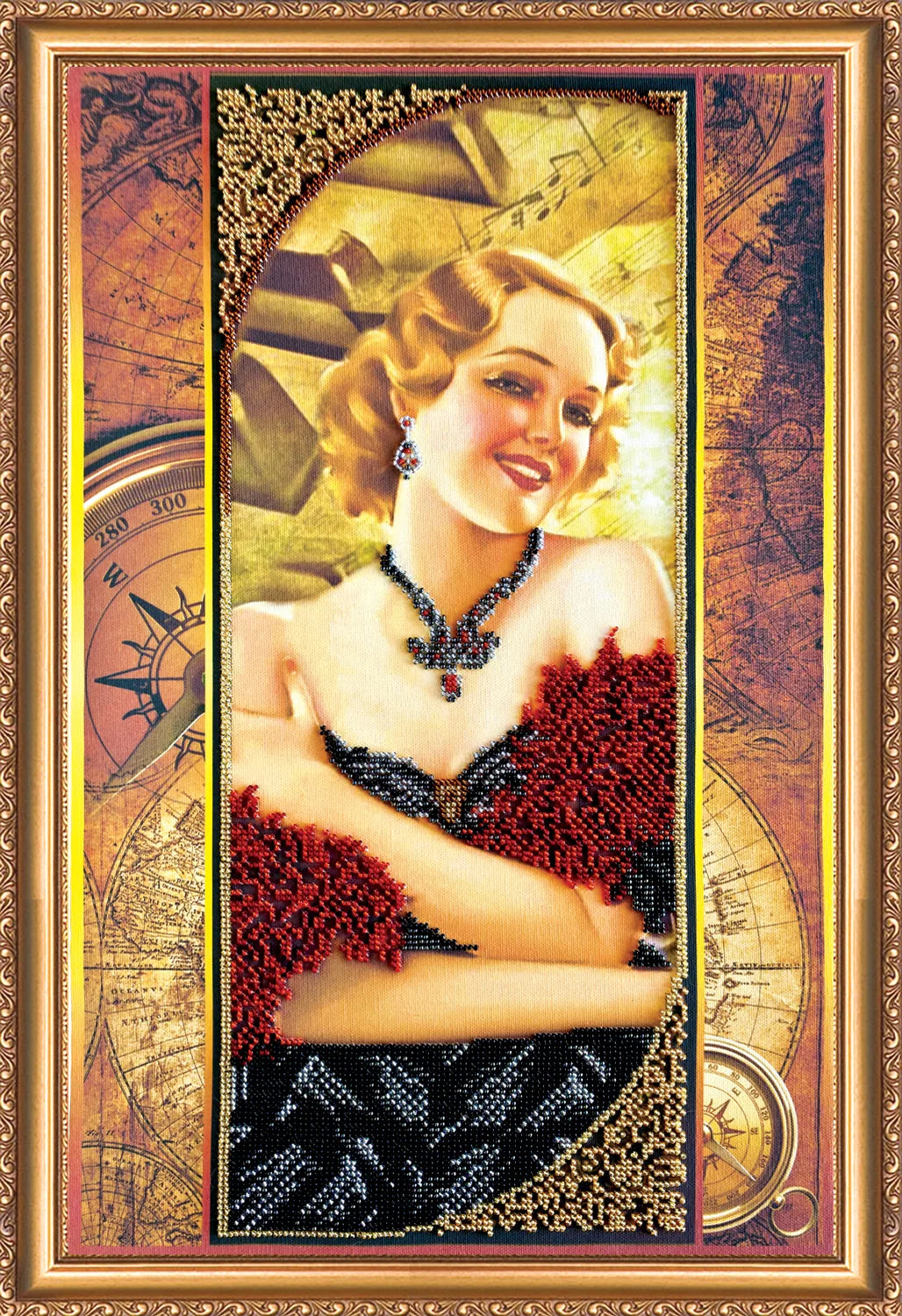 Bead Embroidery Kit Main Bead Embroidery Kit Milady