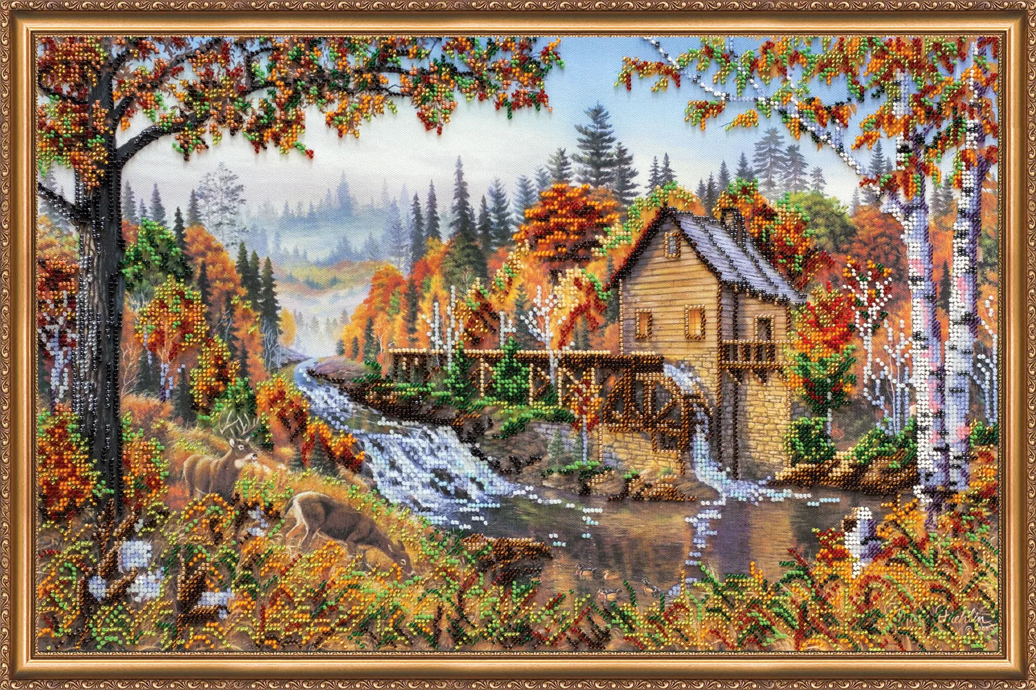Bead Embroidery Kit Main Bead Embroidery Kit Water-mill