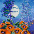 Bead Embroidery Kit Mini Bead embroidery kit Full moon