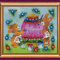 Magnets Bead Embroidery Kit Magnets Bead embroidery kit Easter still-life – 6