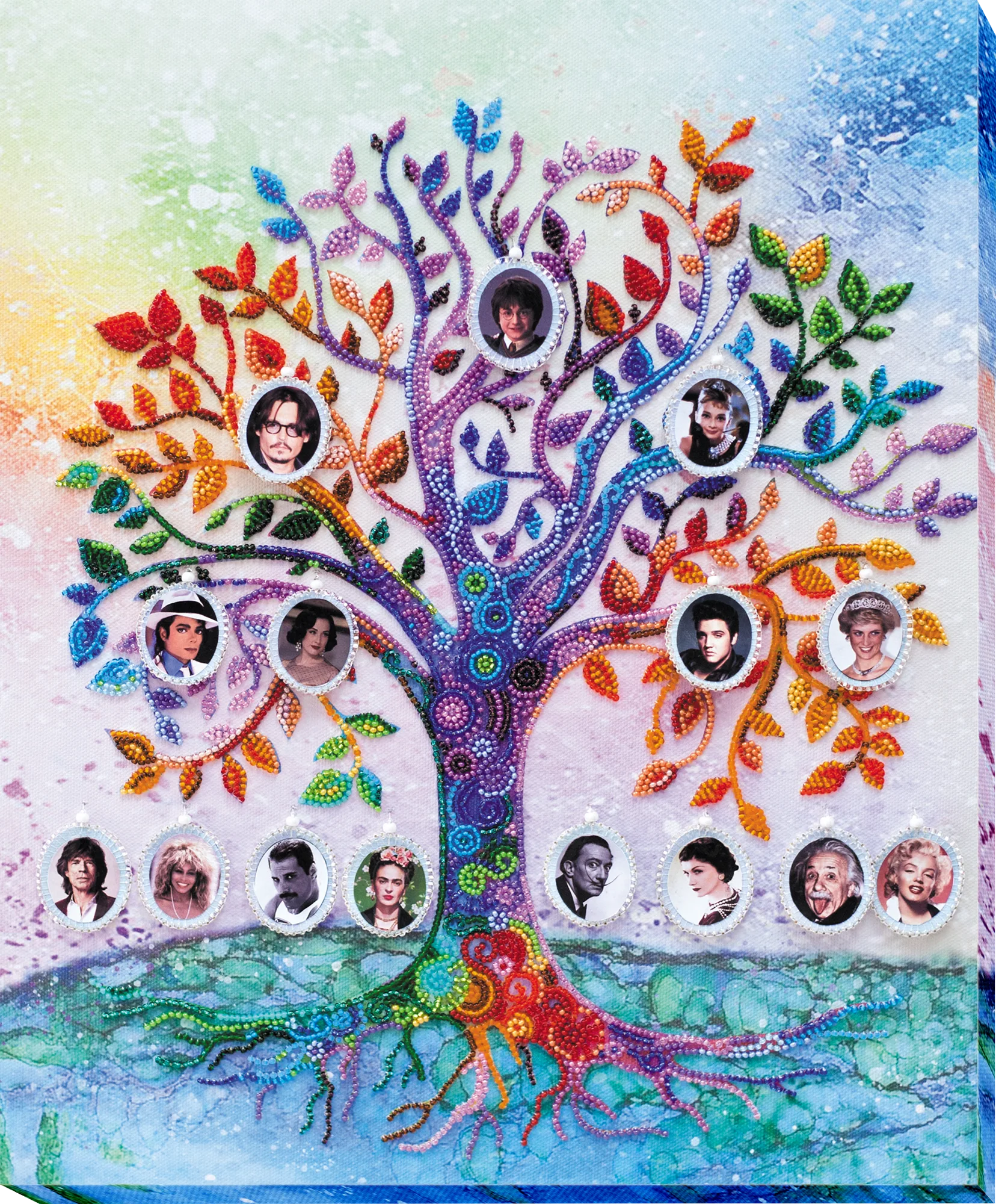 Bead Embroidery Kit Main Bead Embroidery Kit Family tree