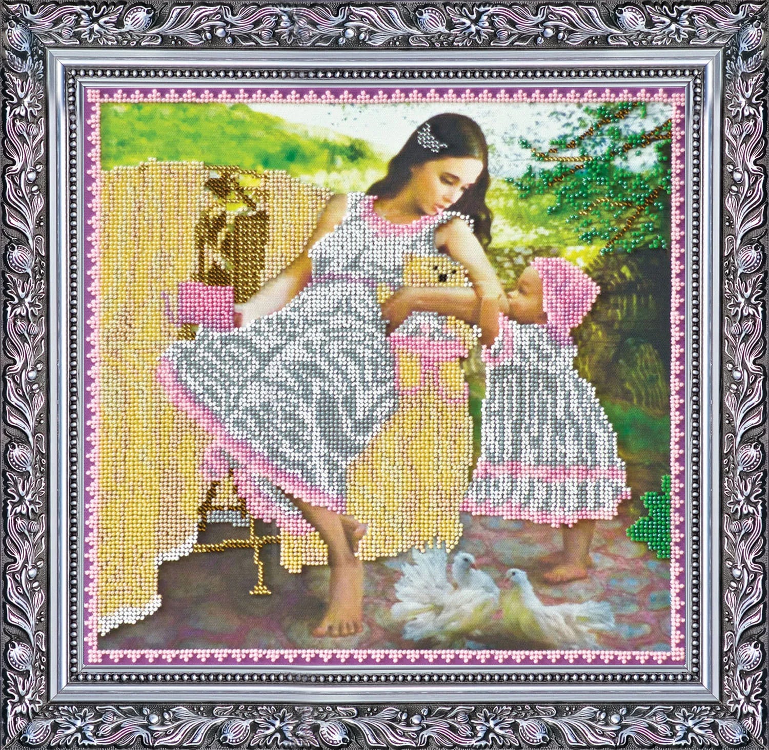 Bead Embroidery Kit Main Bead Embroidery Kit A mother's love