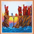 Bead Embroidery Kit Mini Bead embroidery kit Hearts connection