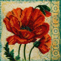 Bead Embroidery Kit Mini Bead embroidery kit Red velvet