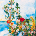 Bead Embroidery Kit Main Bead Embroidery Kit Flowers on the shore