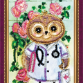 Postcards Bead Embroidery Kit Postcard Bead embroidery kit Best doctor – 2