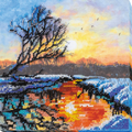 Bead Embroidery Kit Mid-sized bead embroidery kit Dawn of the evening