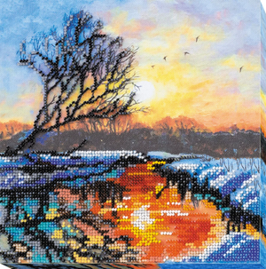 Bead Embroidery Kit Mid-sized bead embroidery kit Dawn of the evening