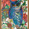Bead Embroidery Kit Main Bead Embroidery Kit Smart eagle owl