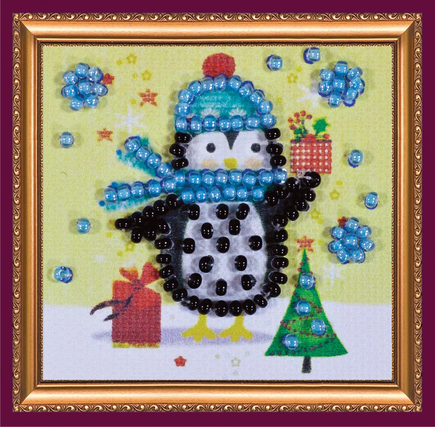 Magnets Bead Embroidery Kit Mini Magnets Bead embroidery kit Santa's gifts