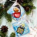 Christmas and New Year Decor Kit Decoration Winter owl