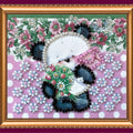 Magnets Bead Embroidery Kit Magnets Bead embroidery kit Bear and Camomiles