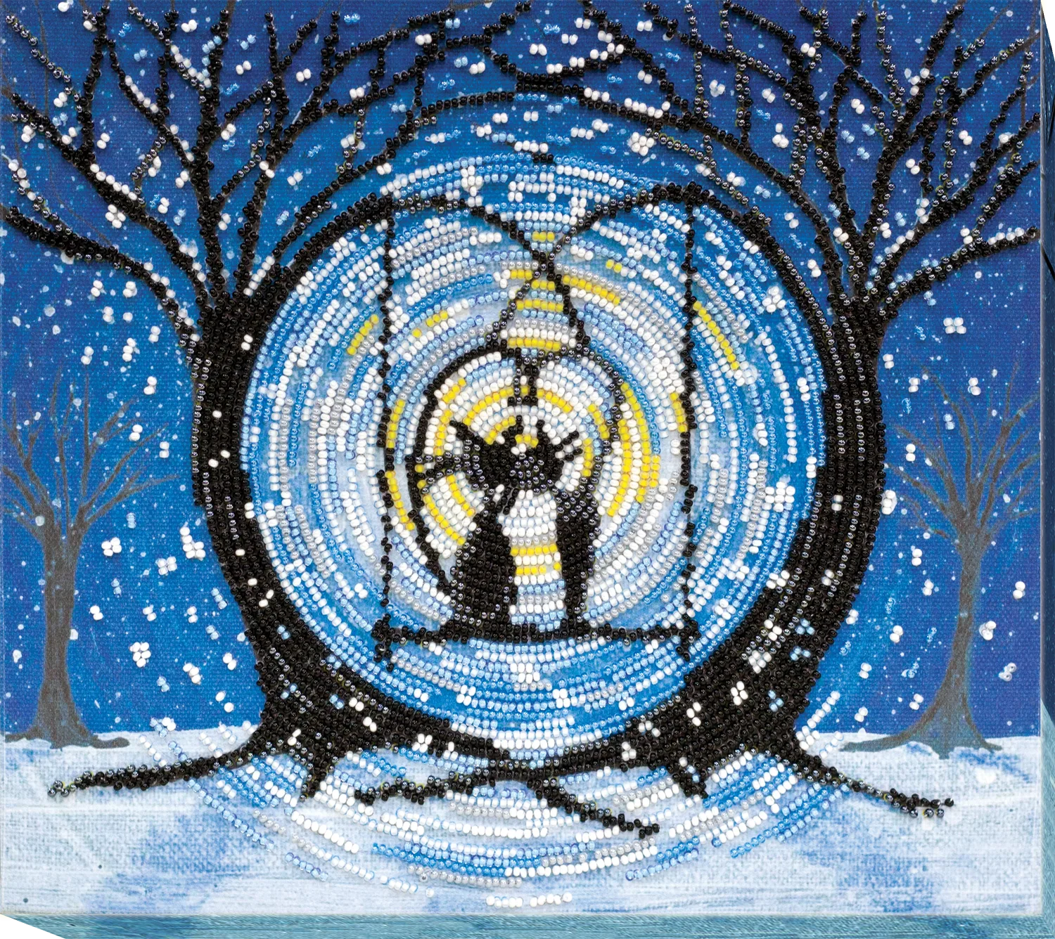Bead Embroidery Kit Main Bead Embroidery Kit Night rendezvous