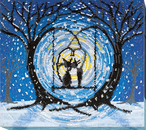 Bead Embroidery Kit Main Bead Embroidery Kit Night rendezvous