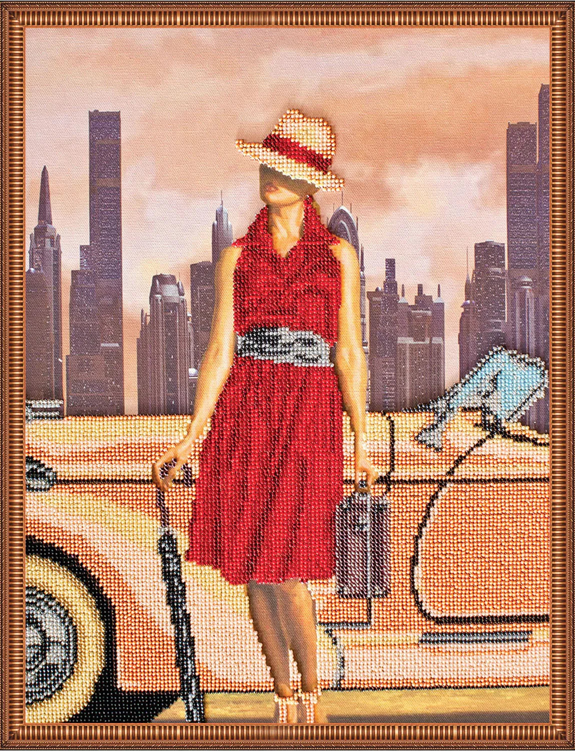Bead Embroidery Kit Main Bead Embroidery Kit Retro travel – 3