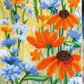 Bead Embroidery Kit Main Bead Embroidery Kit Golden umbrellas