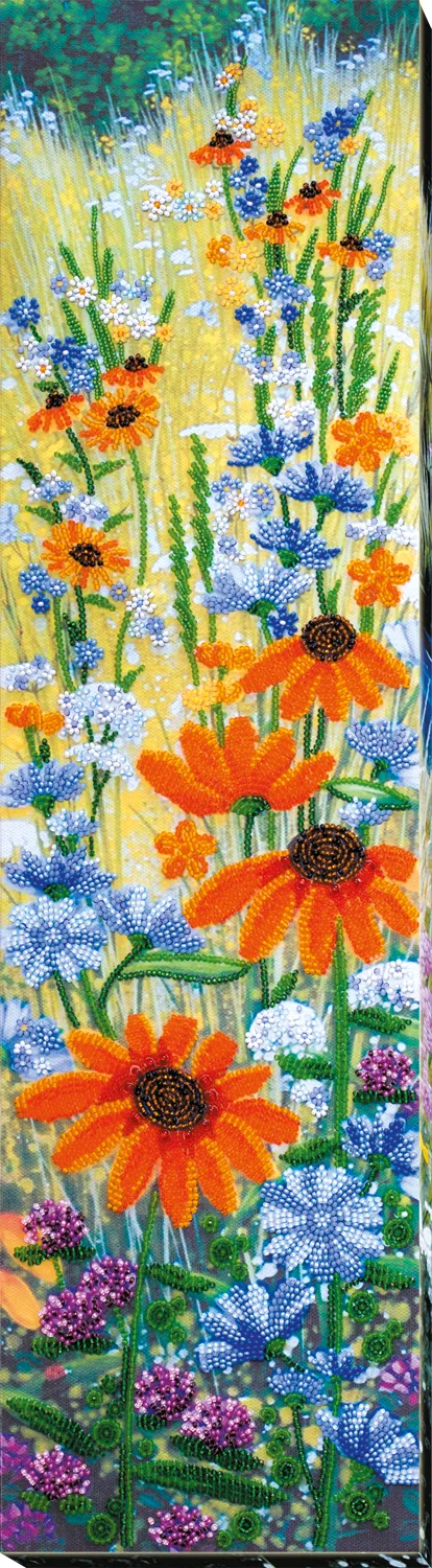 Bead Embroidery Kit Main Bead Embroidery Kit Golden umbrellas