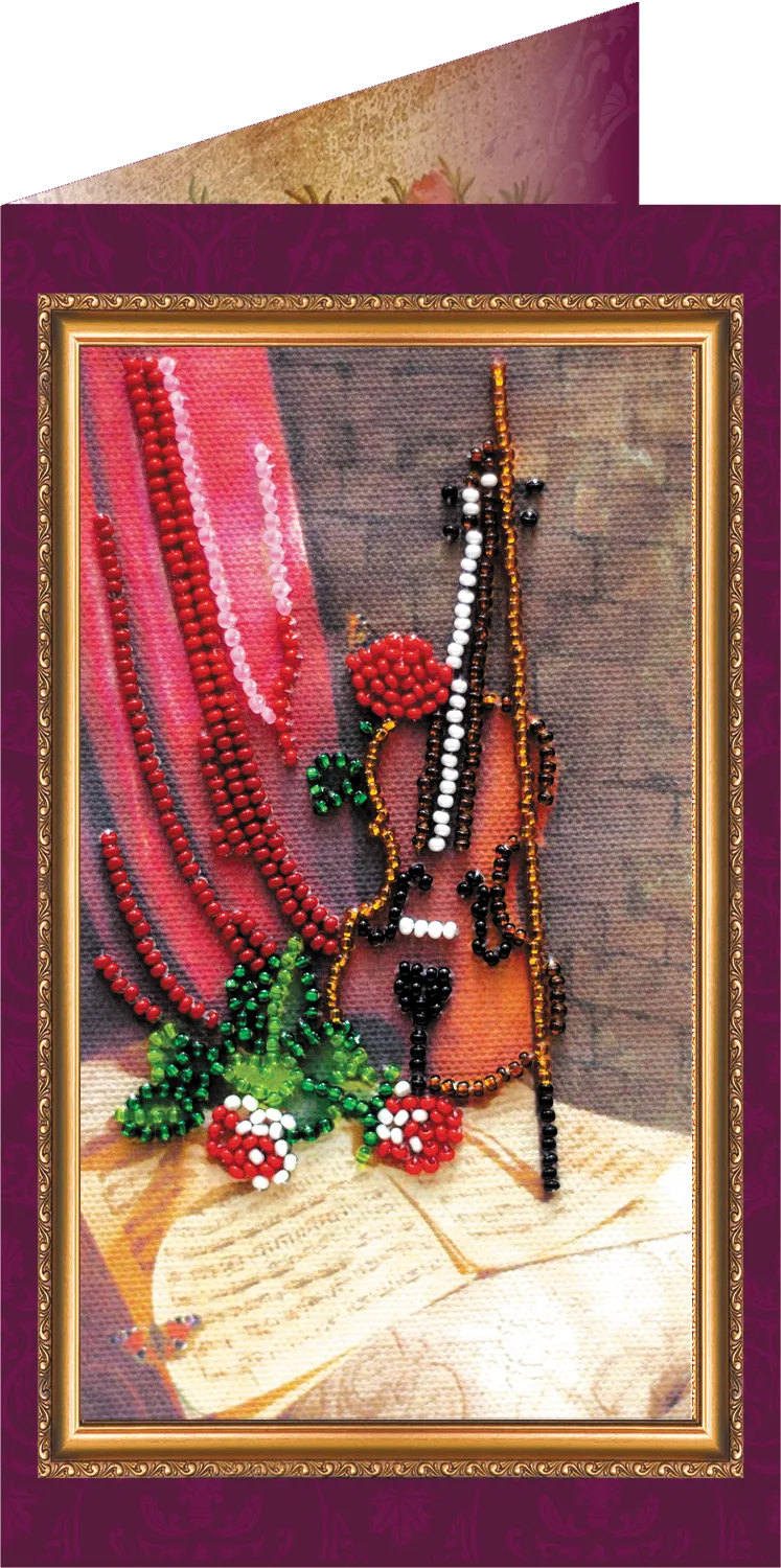 Postcards Bead Embroidery Kit Postcard Bead embroidery kit Congratulations – 16