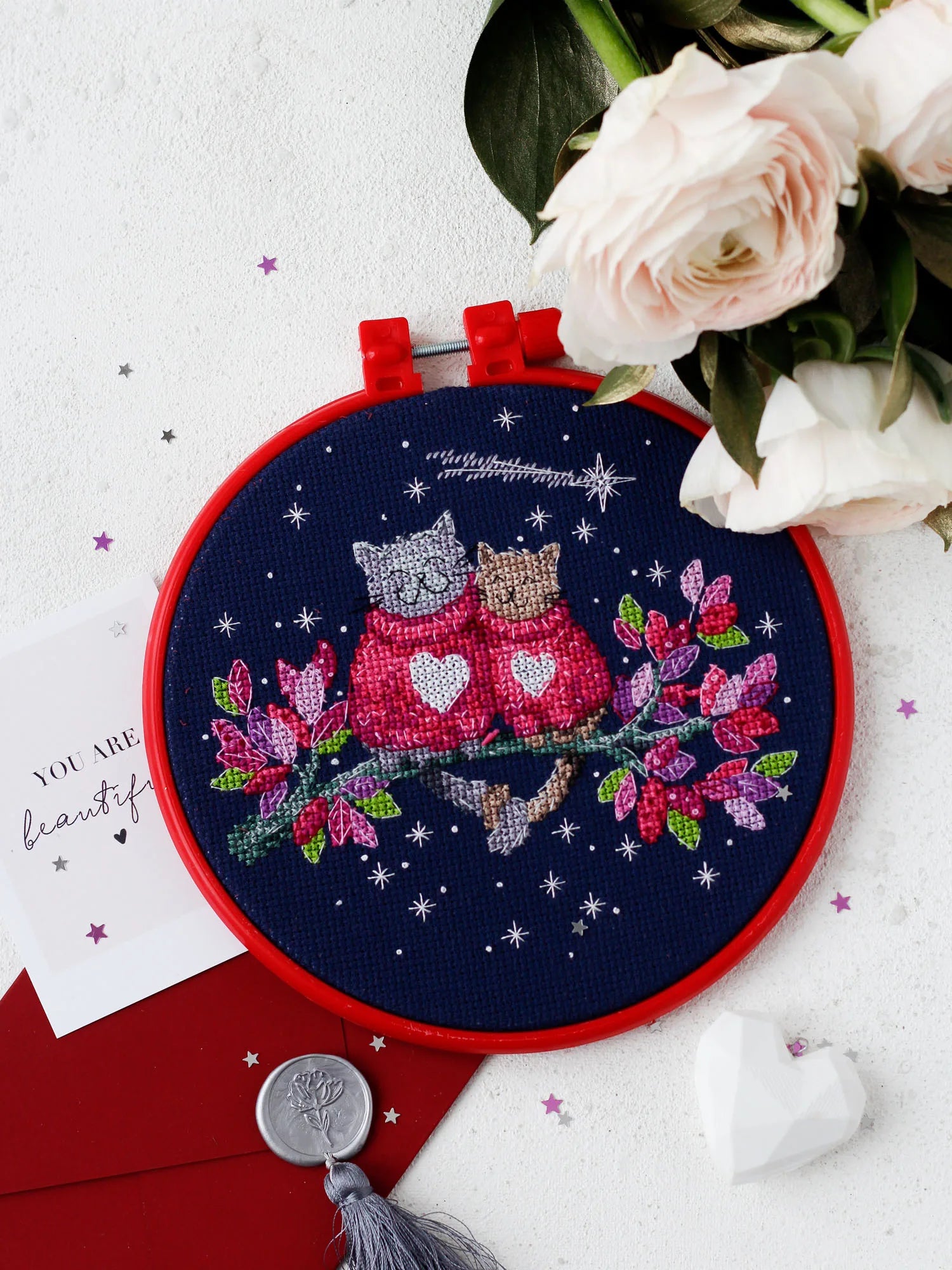 Cross Stitch Kit Cross-stitch kits Date under the stars