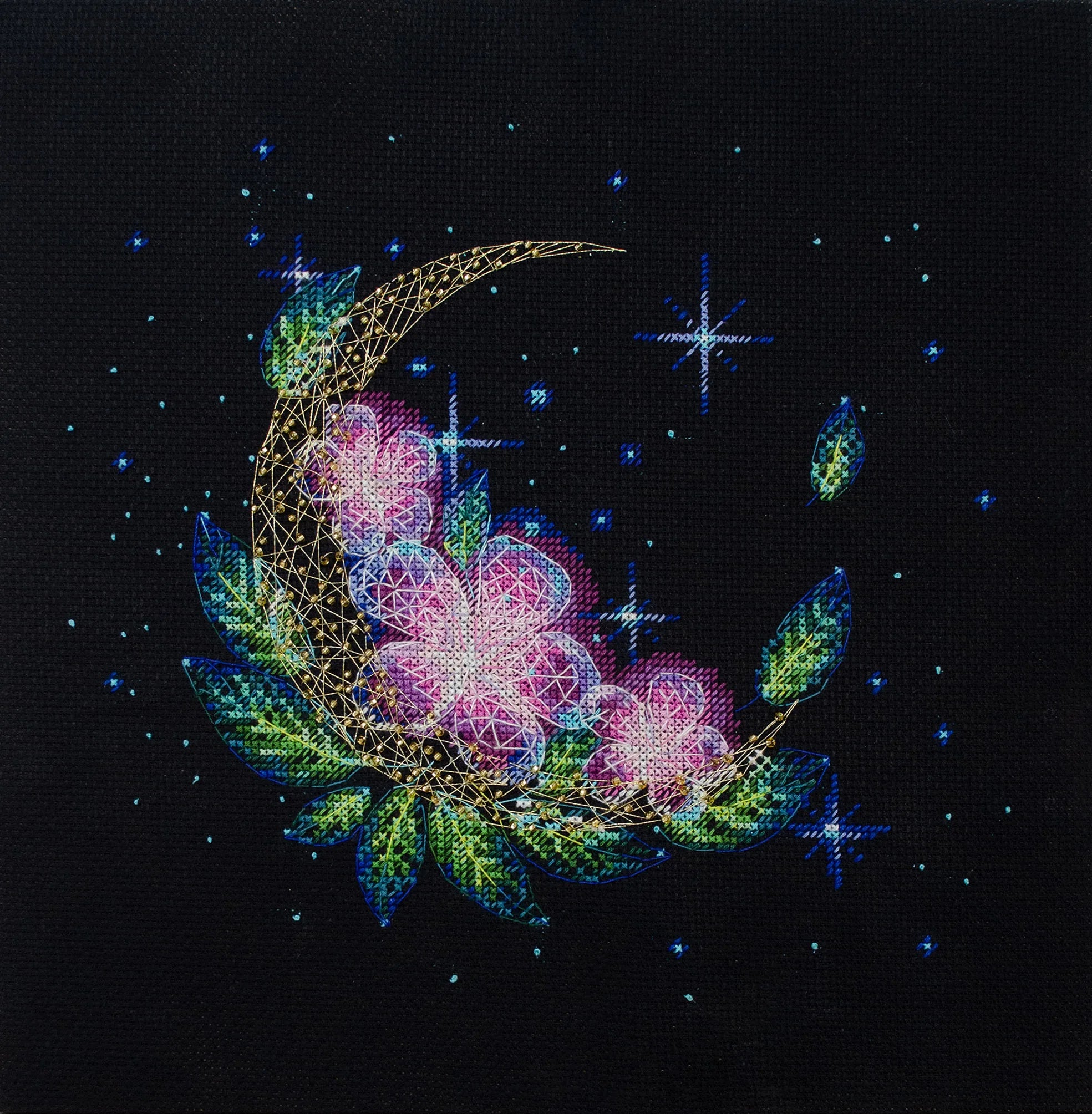 Cross Stitch Kit Cross-stitch kits Moonlight geometry