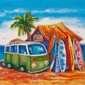 Bead Embroidery Kit Mini Bead embroidery kit Surfing