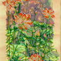 Bead Embroidery Kit Main Bead Embroidery Kit Lotuses at sunset