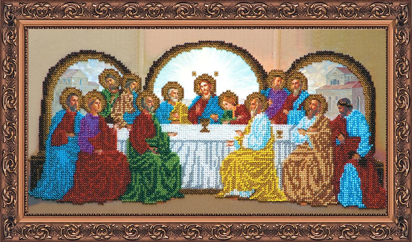Bead Embroidery Kit Main Bead Embroidery Kit The last supper