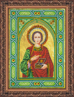 Bead Embroidery Kit Main Bead Embroidery Kit St. Panteleimon