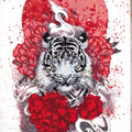 Bead Embroidery Kit Main Bead Embroidery Kit Bai-hu (White tiger)