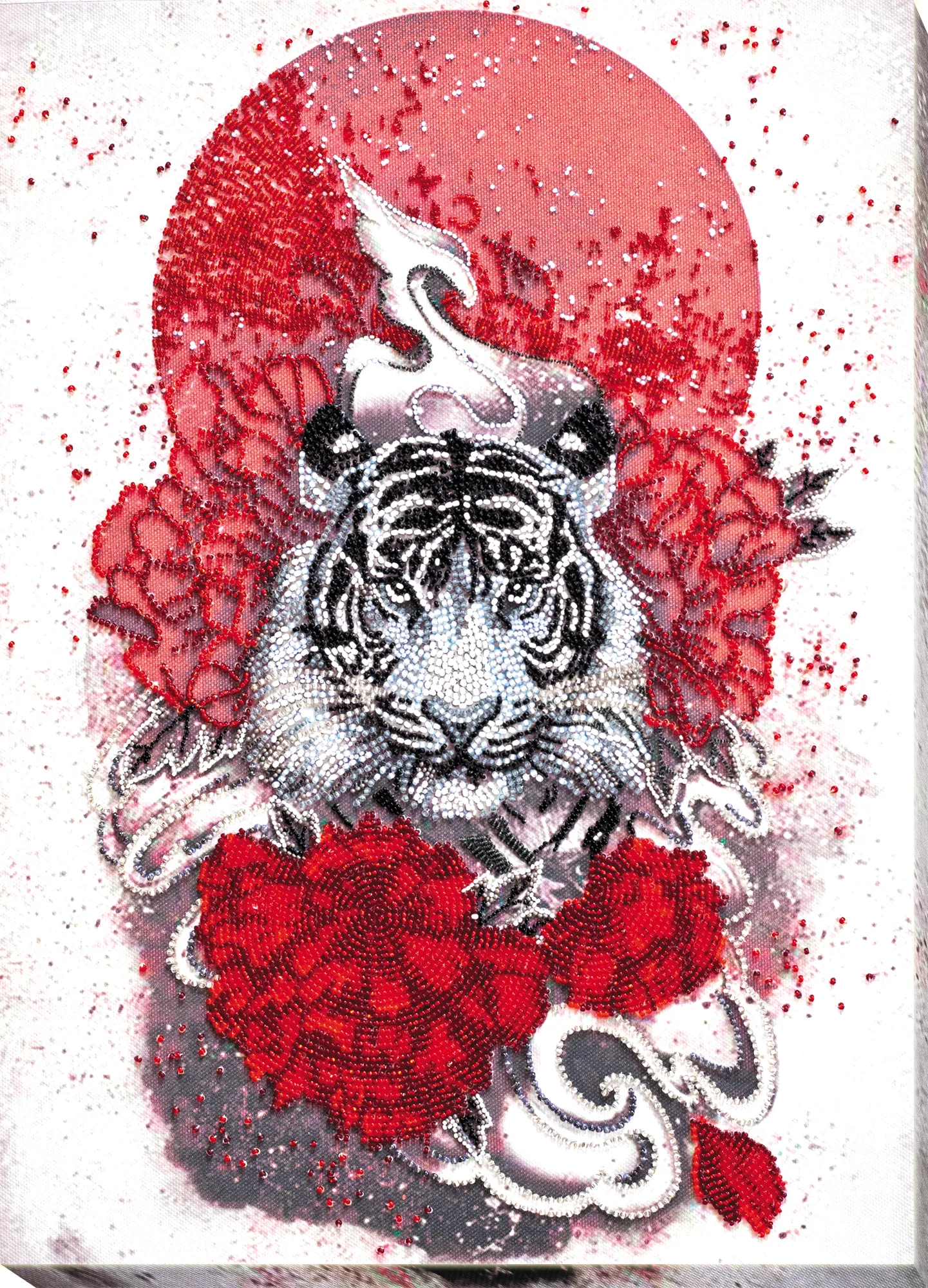 Bead Embroidery Kit Main Bead Embroidery Kit Bai-hu (White tiger)