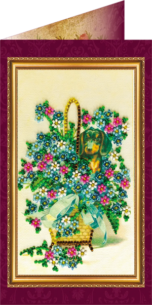 Postcards Bead Embroidery Kit Postcard Bead embroidery kit Congratulations – 2