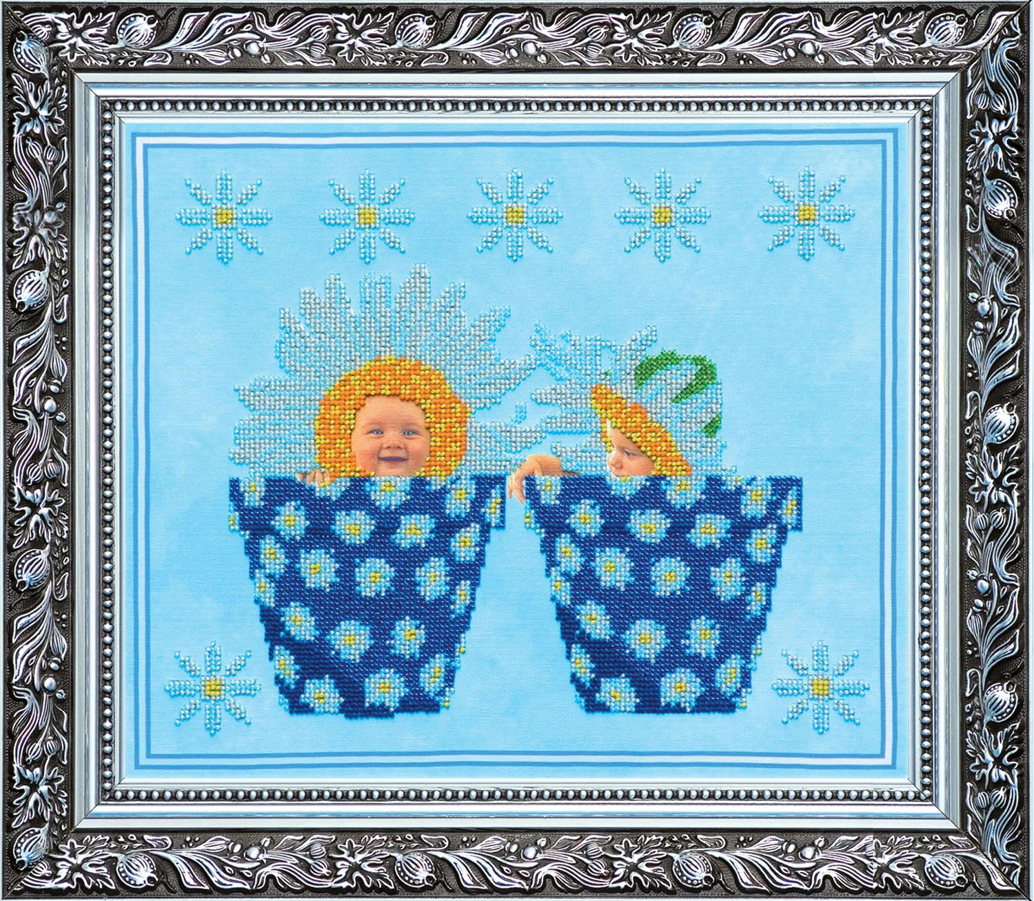 Bead Embroidery Kit Main Bead Embroidery Kit Twins