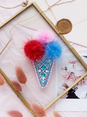 Brooch Embroidery Kit Decoration Yummy