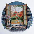Cross Stitch Kit Cross-stitch kits Tea party by the window