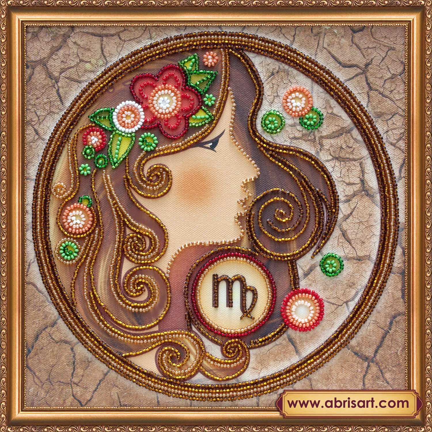 Bead Embroidery Kit Main Bead Embroidery Kit Virgo