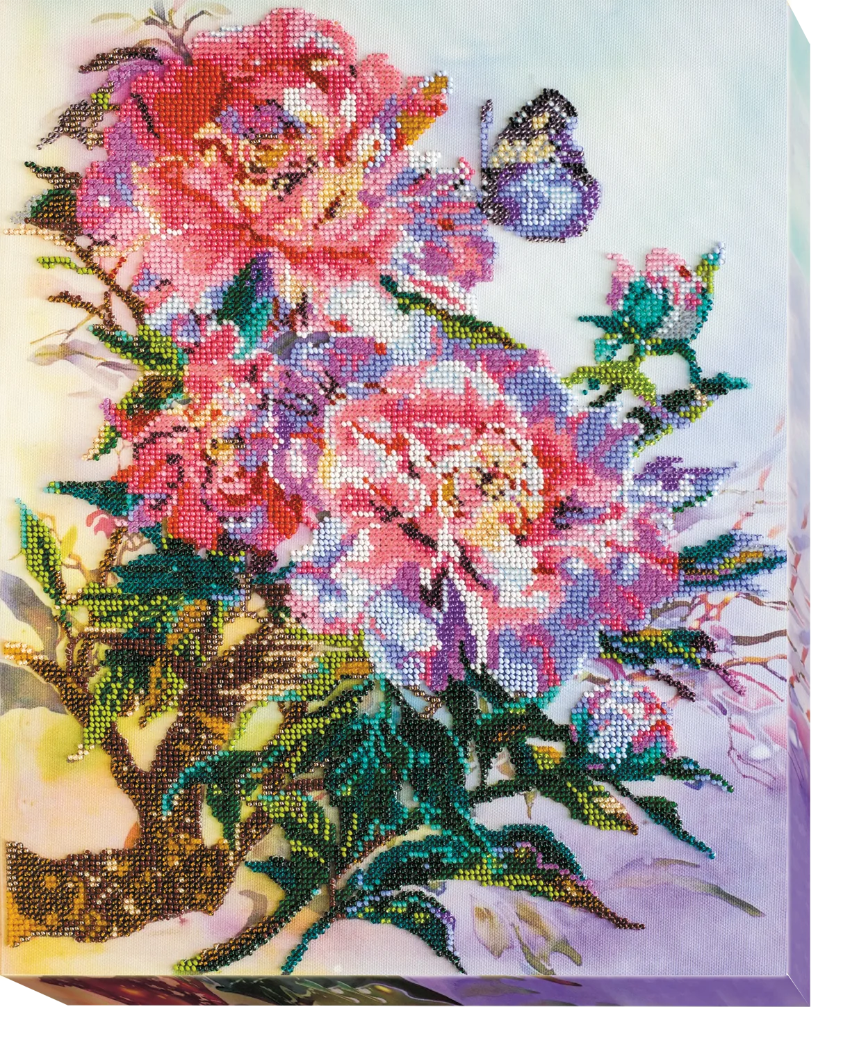 Bead Embroidery Kit Main Bead Embroidery Kit China peonies