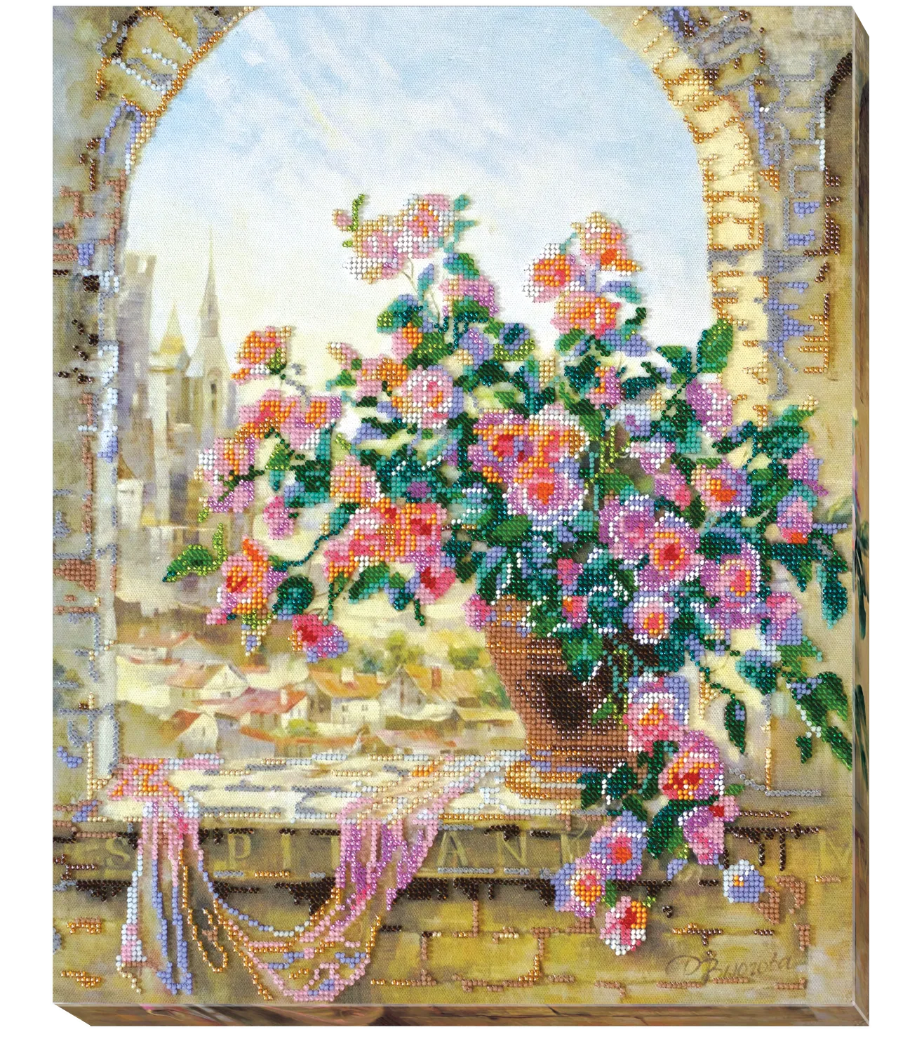 Bead Embroidery Kit Main Bead Embroidery Kit Sweet life